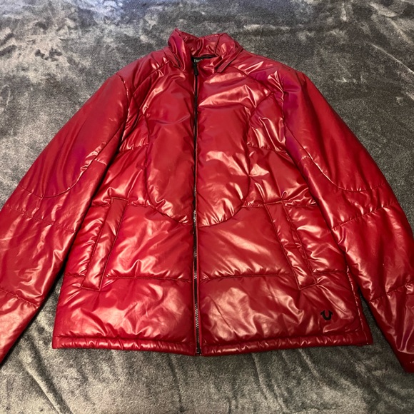Red True Religion Puffer - Picture 2 of 5